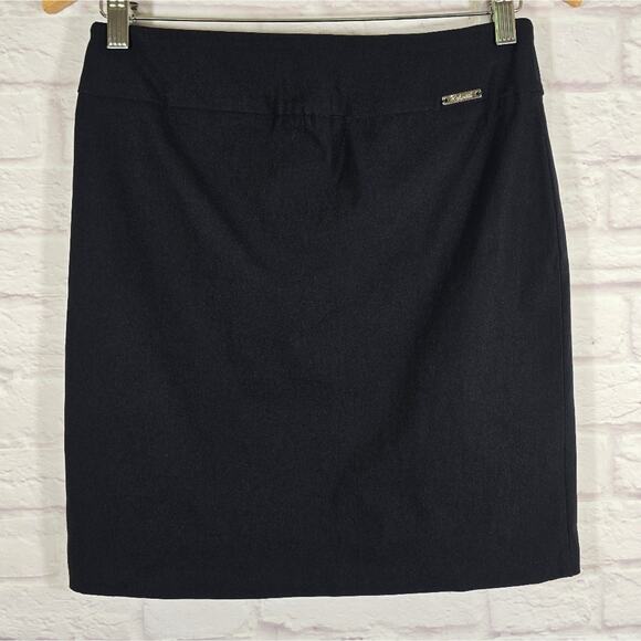 M Rekucci Classic Black Pencil Skirt Women Size S Office Career Business Stretch - Picture 4 of 9
